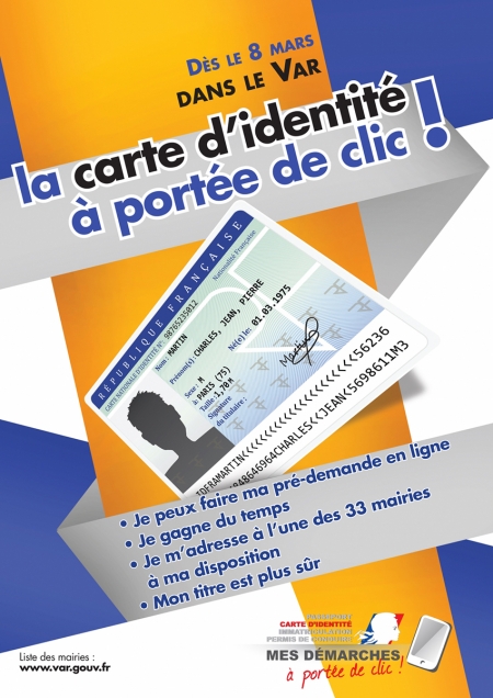 Obtention d&#039;une carte nationale d&#039;identité, nouvelles procédures