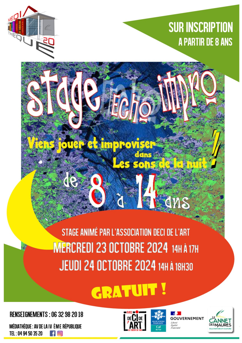 Stage de théâtre &quot;Eco impro&quot; avec la compagnie l&#039;Art Semeur